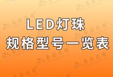 led灯珠规格型号一览表,你喜欢直插,贴片还是大功率led灯珠型号?-发光二极管